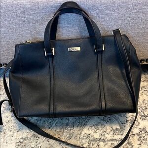 Kate Spade Black Satchel with Gold Hardware